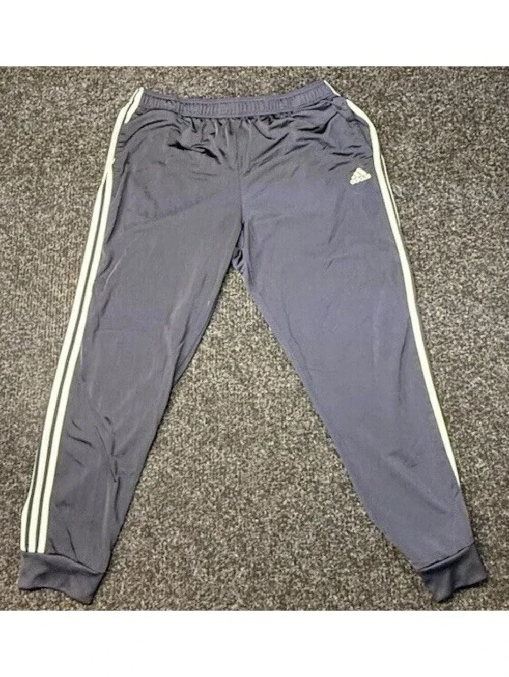 adidas Primegreen Men's 3XLT Big & Tall Navy Track Pants Side Stripe